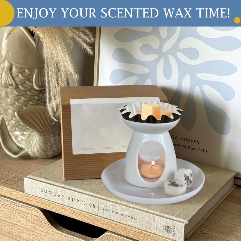 PEASUG 50 Pcs Wax Melt Liners, Wax Melt Warmer Liners, Leakproof & Reusable Wax Melt Cups for Wax Burner, Wax Melters, Candle Warmers, Scented Wax, Plug Warmers, Electric Wax Warmers - Image 4