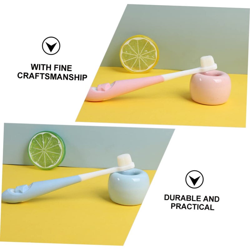 Extra Soft Bristle Baby Toothbrush 2 Pack For Newborn Infant Teeth Cleaning - Image 5