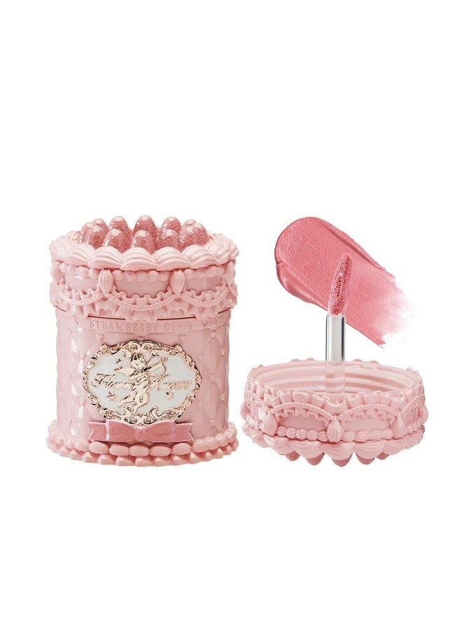 Flower Knows Strawberry Cupid Cake Lip Cream,Velvety-Smooth Matte Liquid Lipstick,Hydrating,Smudge-proof & Stain-Free Lip Stain for Girls & Women (V04 Meredith,0.17 Fl Oz) - Image 1