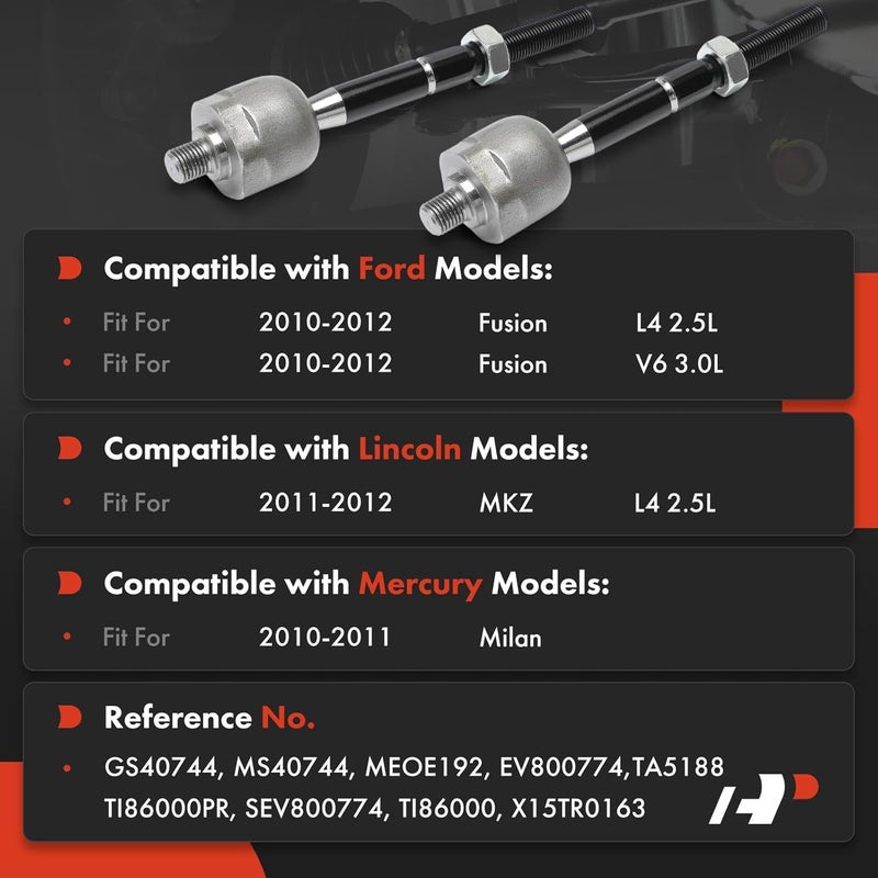 Tie Rod End Replacement Set for Ford and Lincoln - Image 2