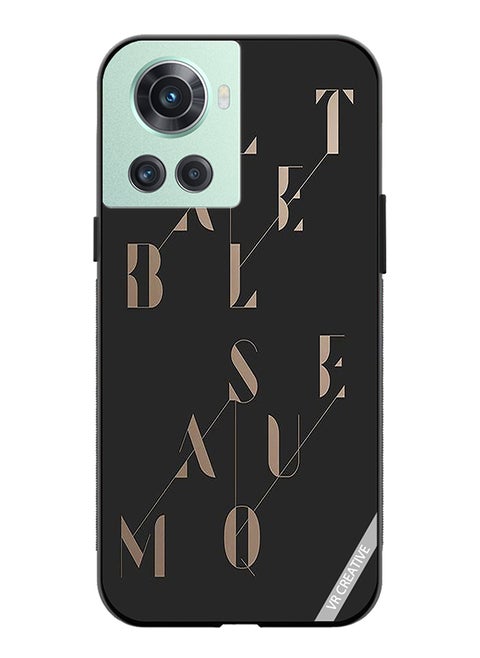 Protective Case Cover For OnePlus Ace Ballet Masque Design Multicolour