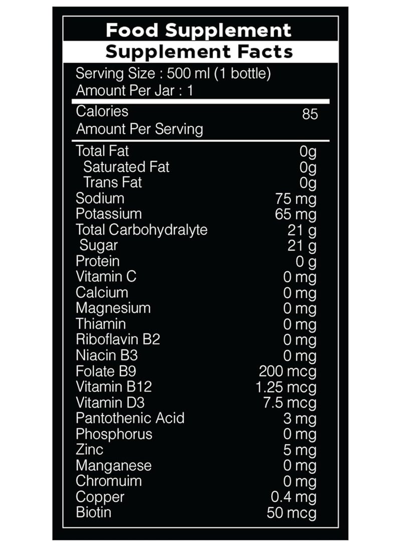 Hydralyte VitaSport+ Perform Multifruit Vitamin Hydration Drink, 500 ml, Pack of 24 - Image 5