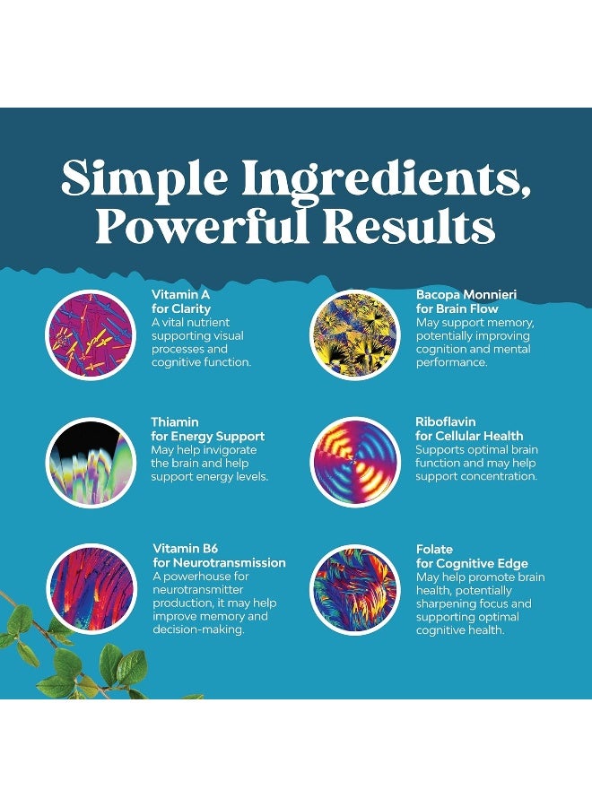 Natures Craft Nootropics Brain Support Supplement - Mental Focus Nootropic Memory Supplement for Brain Health - Image 4