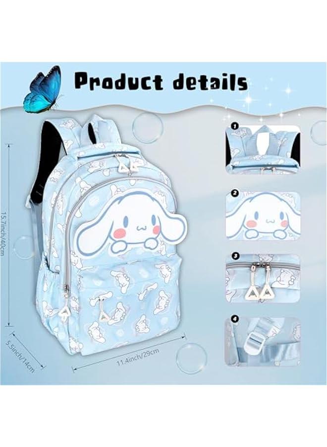 Arabest Anime Cinnamorol All Over Print Casual Backpack Laptop Backpack Travel Hiking Rucksack - Image 2