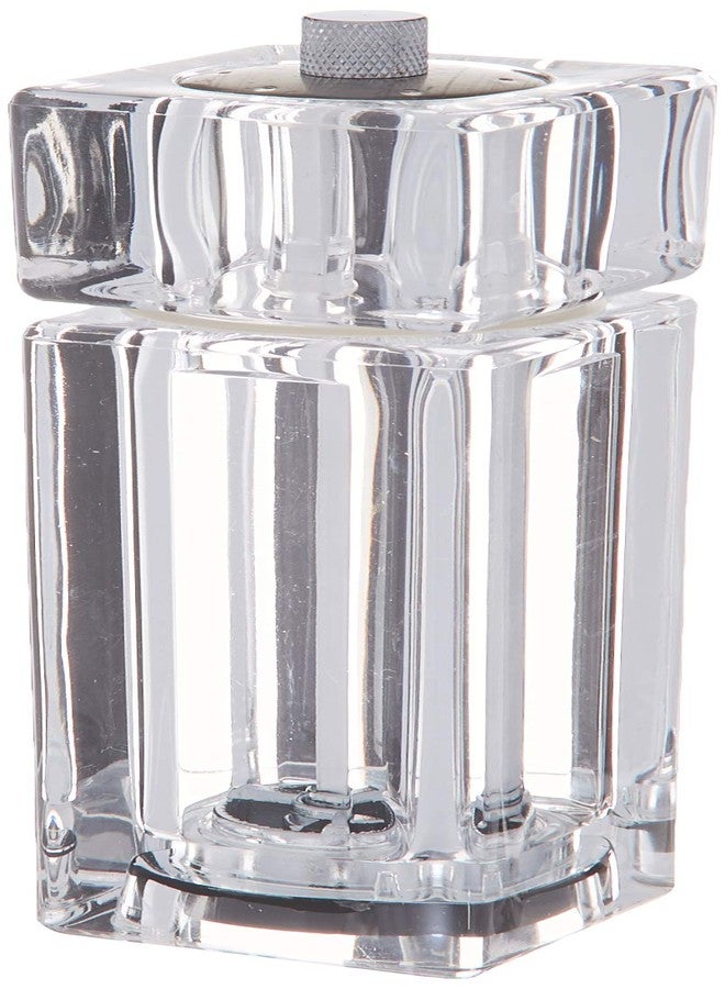 Winco WPMP-6 Pepper Mill/Salt Shaker, 6-Inch, Clear Acrylic,Medium - Image 1