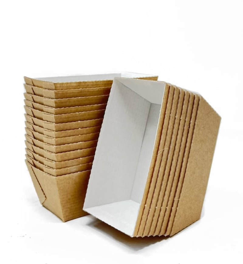 Bakery Direct Mini Loaf Card Bakein Disposable Paper 100