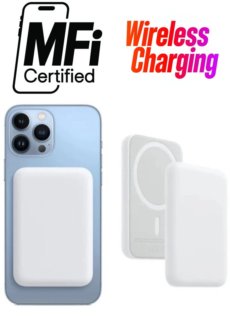 10000 mAh Magnetic MagSafe Wireless Portable Power Bank Charger - Image 1