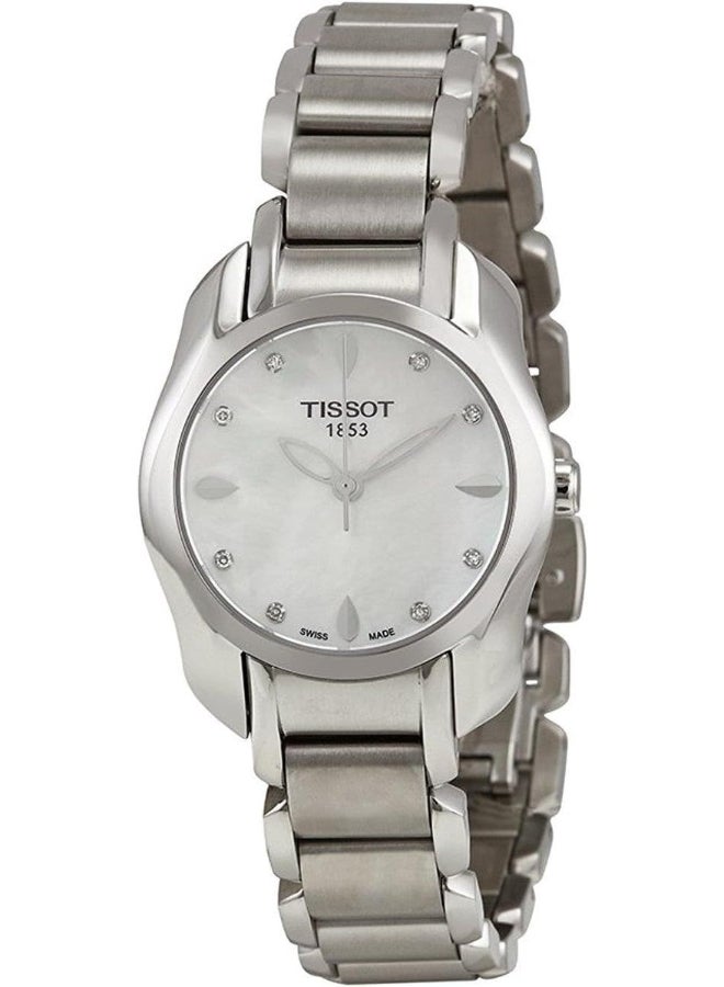 TISSOT Trend T-Wave Mother of Pearl Dial Diamond Ladies Watch  - Image 2