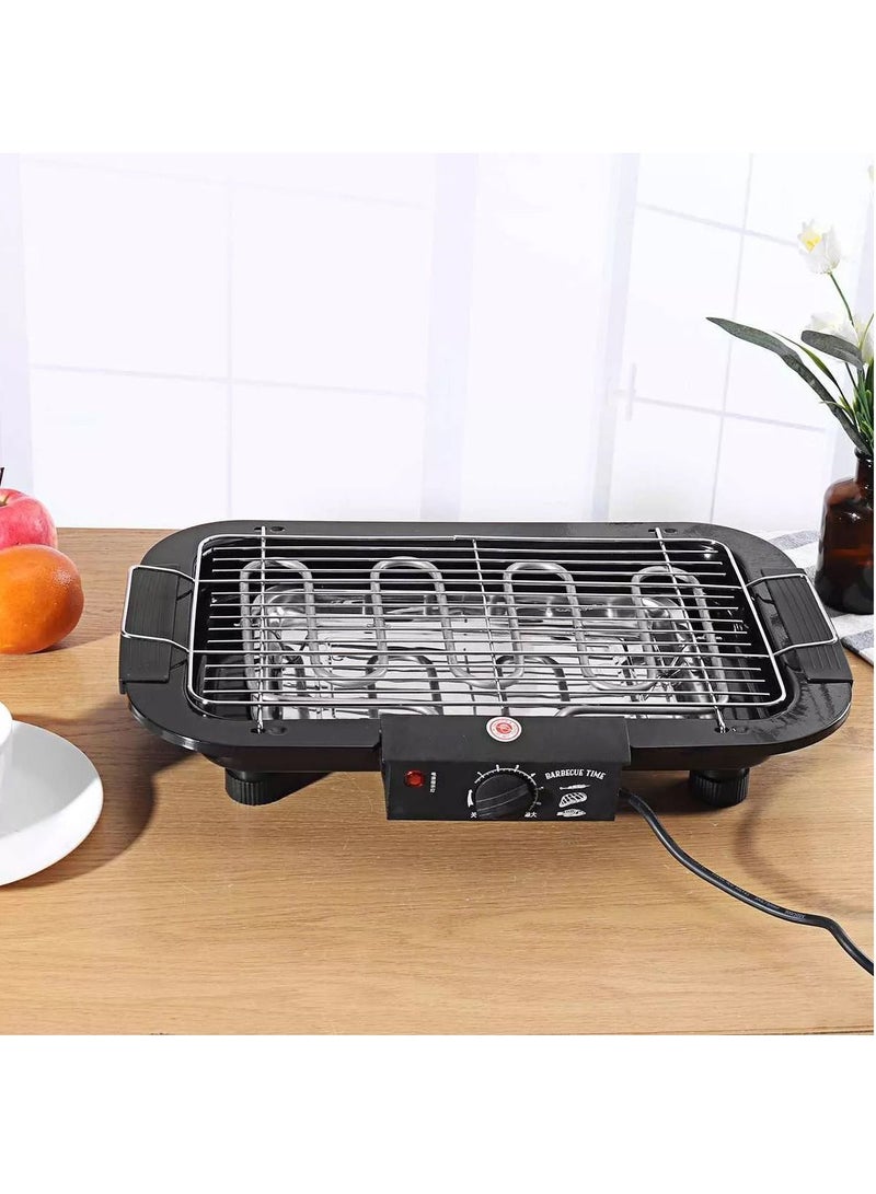 BBQ Barbecue Electric Grills, Portable BBQ Grill Family Indoor Machine 2000 W - Image 1