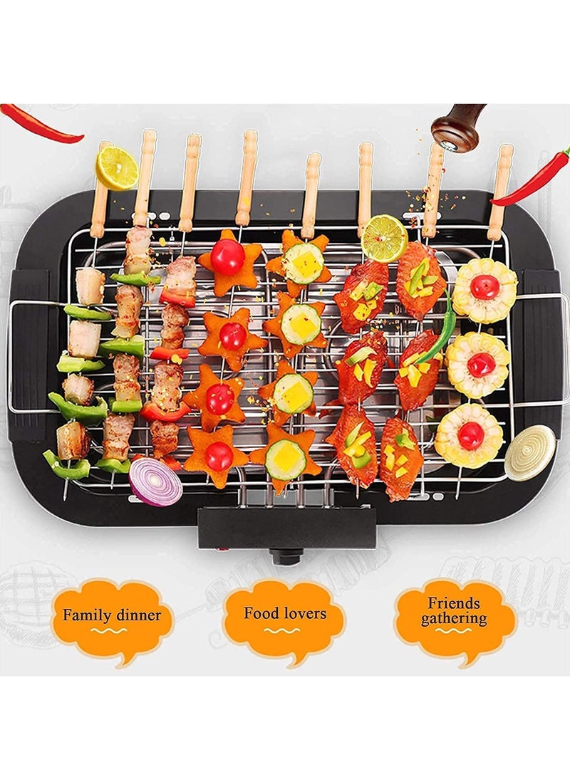 BBQ Barbecue Electric Grills, Portable BBQ Grill Family Indoor Machine 2000 W - Image 3