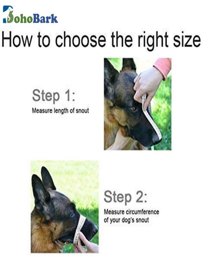 BohoBark Pet Safety Strap Dog Mouth Cover Muzzle for Anti Biting Dog, ((NO.4) - Image 5