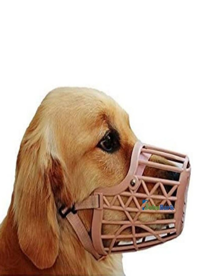 BohoBark Pet Safety Strap Dog Mouth Cover Muzzle for Anti Biting Dog, ((NO.4) - Image 1