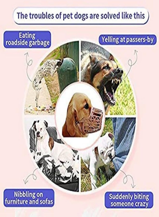 BohoBark Pet Safety Strap Dog Mouth Cover Muzzle for Anti Biting Dog, ((NO.4) - Image 4