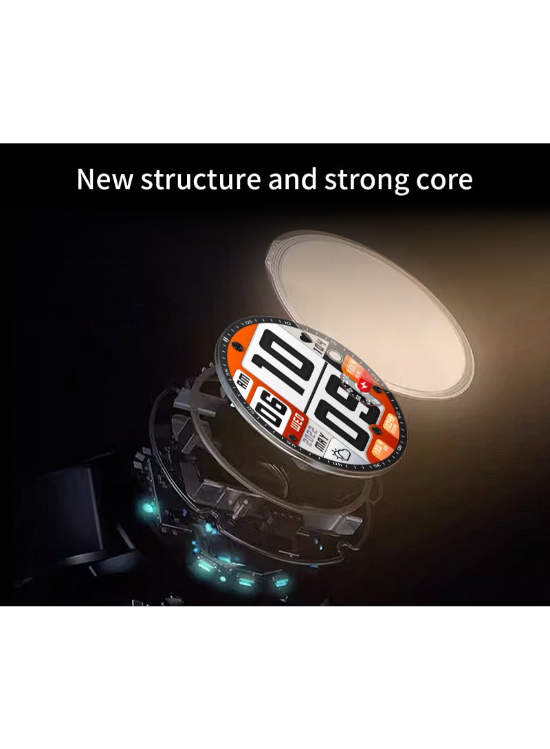 T96 Bluetooth Smart Watch With Earbuds 1.52 HD Screen Rugged Bluetooth Call Fitness Tracker IP67 Waterproof AI Voice Assistant Blue - Image 2