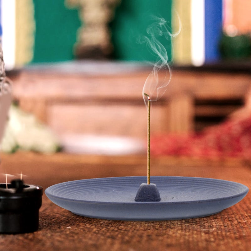 Incense Stick Holder Ceramic Incense Stick Stand Round Incense Stick Holder - Image 5