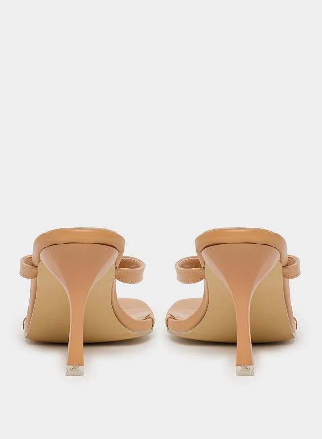 Styli Styli Open Toe Stiletto Heel Sandals