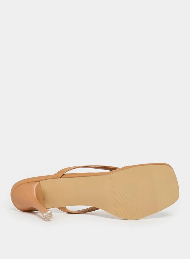 Styli Styli Open Toe Stiletto Heel Sandals