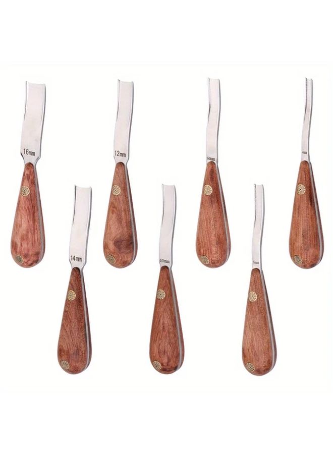 4mm Faux Leather Edge Beveler Skiving Knife For Leathercraft DIY Handwork - Image 4