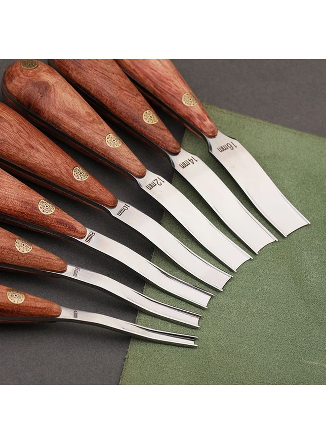 4mm Faux Leather Edge Beveler Skiving Knife For Leathercraft DIY Handwork - Image 2