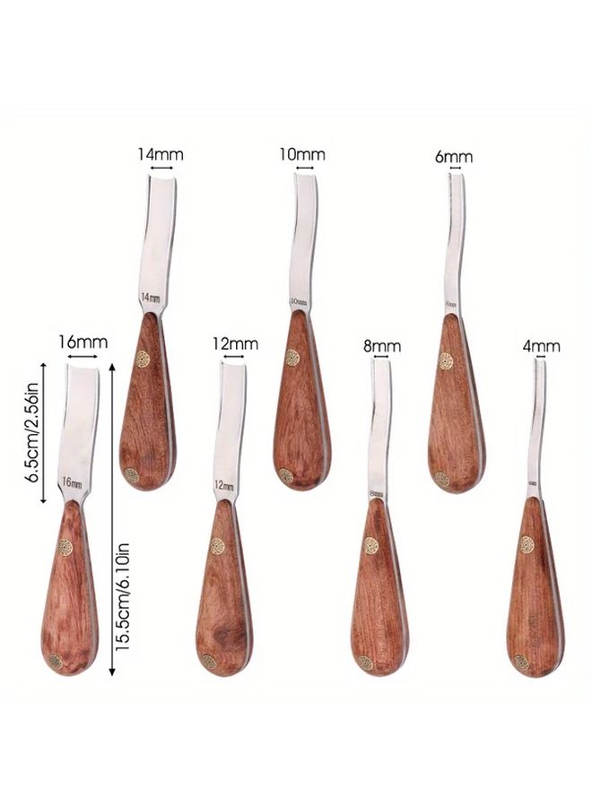 4mm Faux Leather Edge Beveler Skiving Knife For Leathercraft DIY Handwork - Image 5