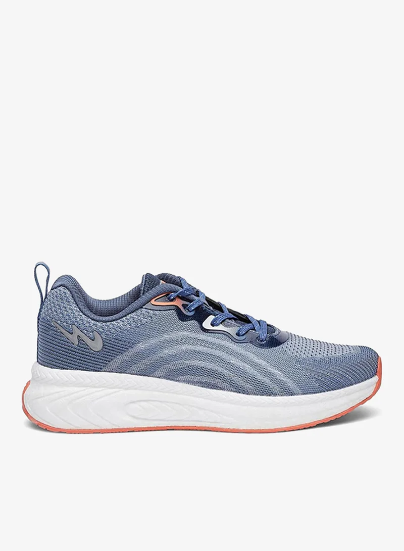 CAMPUS Men Hype Pro Bubble Yoga Max Lace-Up Running Shoes-Slate