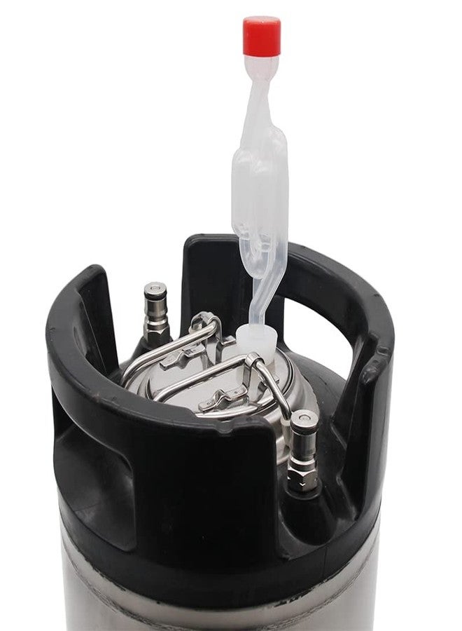 CRBrewBeer Cornelius Keg Lid for Secondary Fermenter Include Silicone Stopper and Air Lock - Image 5