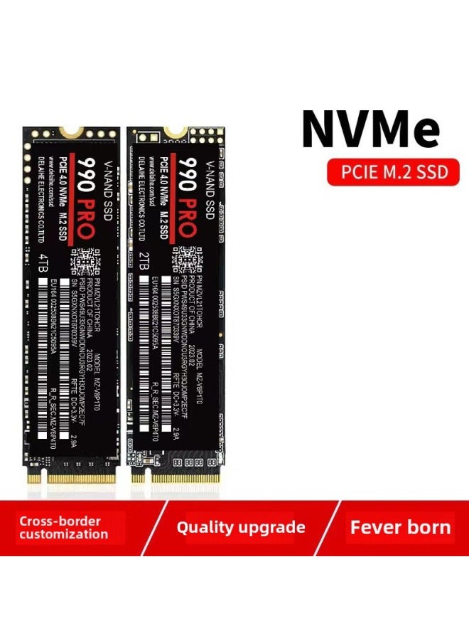 Notebook Desktop Universal Solid-state Hard Disk Ssd990proM.2 Hard Disk 4TB2TB1TB High Speed-Capacity:2TB  - Image 1
