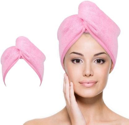 FEELBLUE Microfiber 300 GSM Hair Towel, Assorted Colour(Pack of 1pc) - Image 1