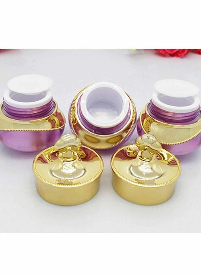 Y&D - Clear Jars Plastic Cosmetic Container Empty Sample Containers Transparent 5G/5ML Pot for Eye Shadow, Nails, Powder, Paint - Image 1