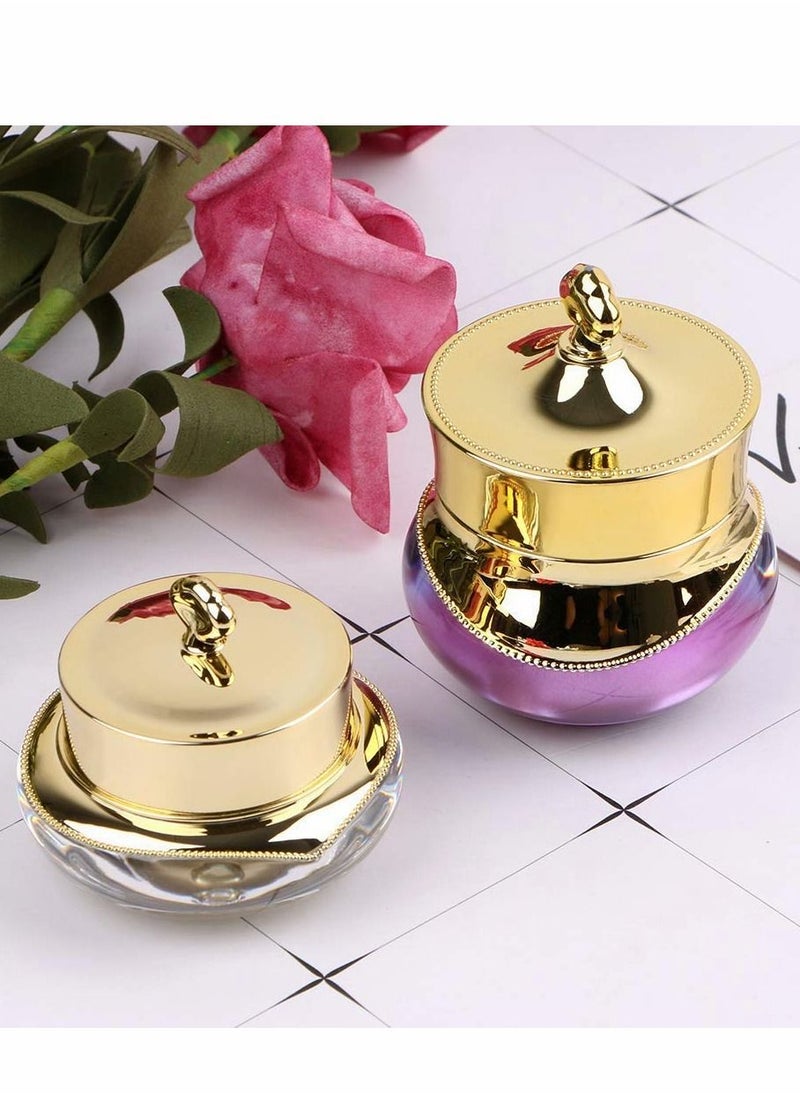 Y&D - Clear Jars Plastic Cosmetic Container Empty Sample Containers Transparent 5G/5ML Pot for Eye Shadow, Nails, Powder, Paint - Image 1