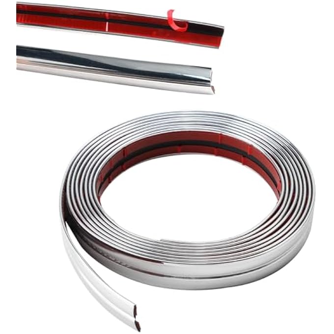 MOLDING TRIM, INSIDE & OUTSIDE CORNER TRIM PEEL AND STICK WALL TRIM SELF ADHESIVE FLEXIBLE CORNER ANGLE TRIM EDGING TRIM GUARD EDGE PROTECTOR FOR WALL CEILING TABLE WINDOW MIRROR FRAME CORNER, SILVER - Image 2