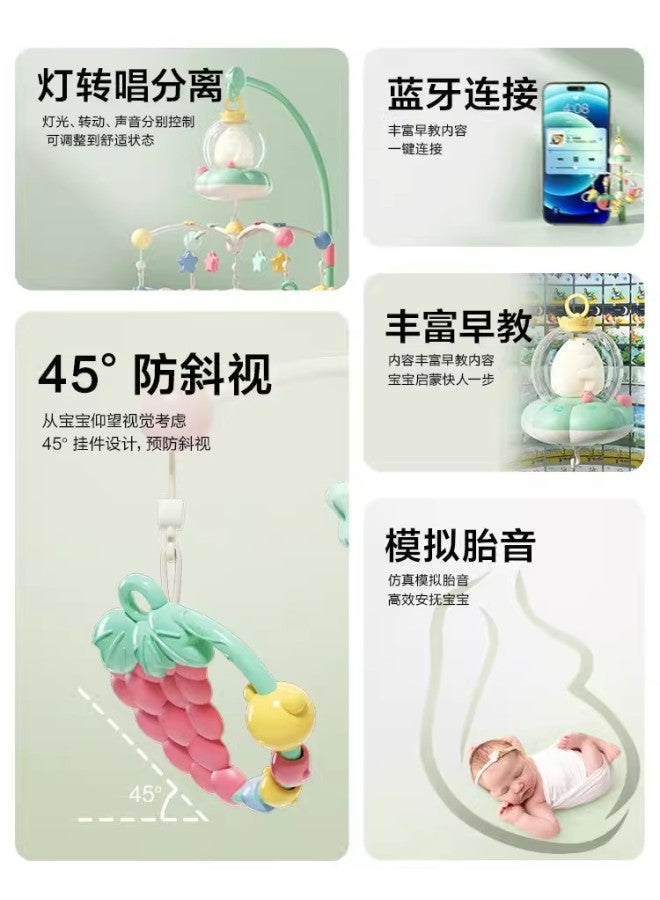 نيوبورن "لعبة تعليمية للأطفال حديثي الولادة ، جرس سرير معلق ، علكة للأطفال ، قلادة عربة أطفال ، حشرجة دوارة 0-6 سنوات" - Image 5