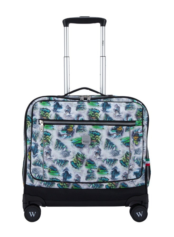 Wires 3 Piece Kids School Trolley Bag laptop compartment 8 Wheels With Lunch bag u0026 Pencil Case - Image 2