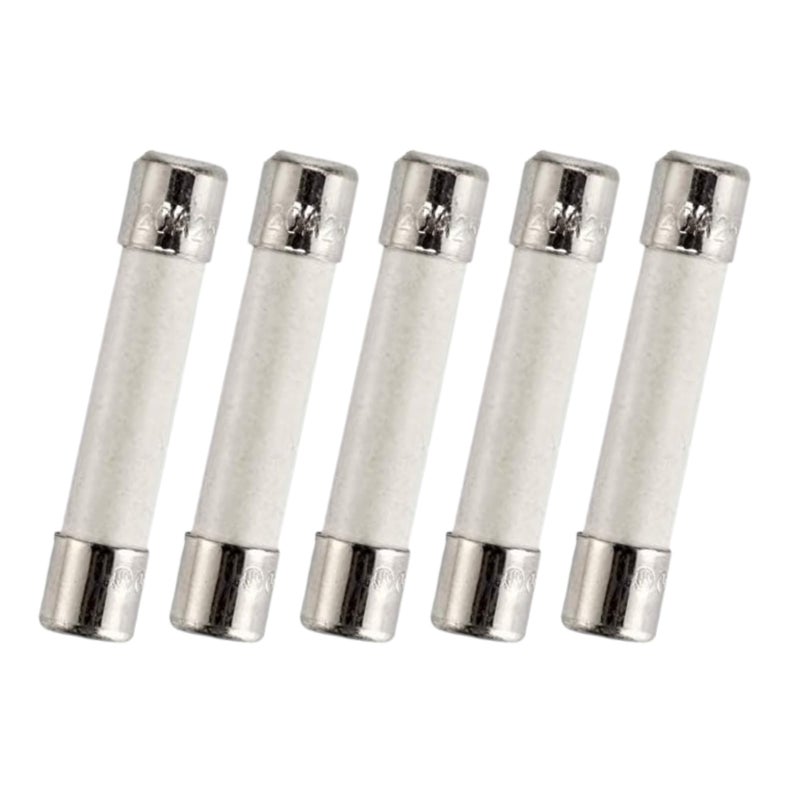 BlueCatELE BlueCatELE Microwave Fuse 20 Amp 250V Slow-Blow, Universal Ceramic Fuse Replacement for GE WB27X10388, Whirlpool, Kenmore, and Other Microwaves, 6mm x 30mm (5-Pack)  - Image 2