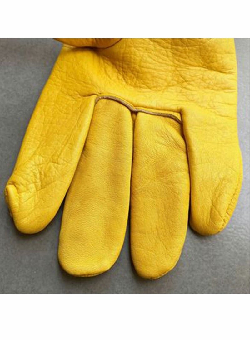 Captaintech Cactus Gloves Thorn Proof Gardening for Rose Pruning Cacti Handling Leather Garden Work For Women Men Yard Gardener Gifts - Image 2