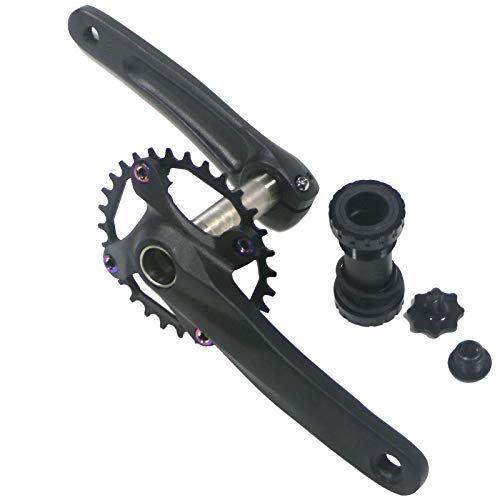 GANOPPER 30T MTB Crankset 1X Mountain Bike Crank Arm Set 170mm with 68mm 73mm BSA Bottom Bracket for MTB BMX Road Bicycle - Image 1