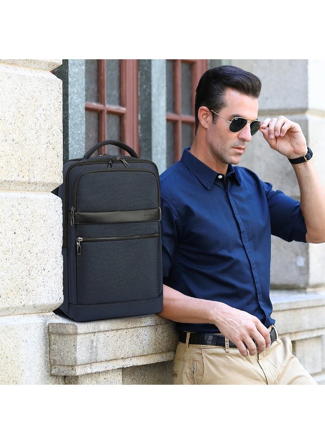 CoolBELL Men 20 L Waterproof Backpack For 15.6 inch Laptop With USB Charging Port/Shockprof Compartment ,180° Opening& Closing CB-8281 Blue - Image 3