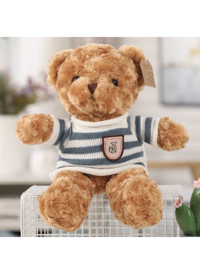 Generic - Claw Machine Dolls Toy/plushie For Kids Adults - Fun Arcade Game Play - Soft Stuffed Animal Toy Various Colors Available-Specifications:Blue College Sweater Bear-Color:1.2 M - Image 1