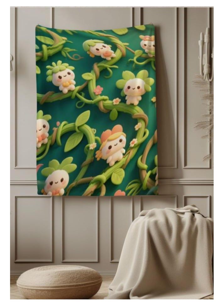 general Children's or student cartoon flannel thin blanket (warm and comfortable, suitable for sleep, games) 100cm*150cm - 403 - Image 4