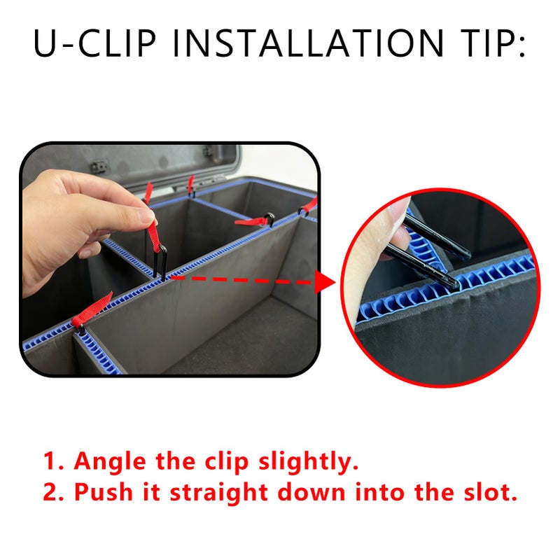 LAFENLIN UPGRADE DIY Divider System for Pelican 1510 [Organize Securely, Customize Instantly], Professional U-Clip & Red Pull Tab Dividers for Camera, Tactical, Medical, Tool Gear - Case Not Included - Image 5