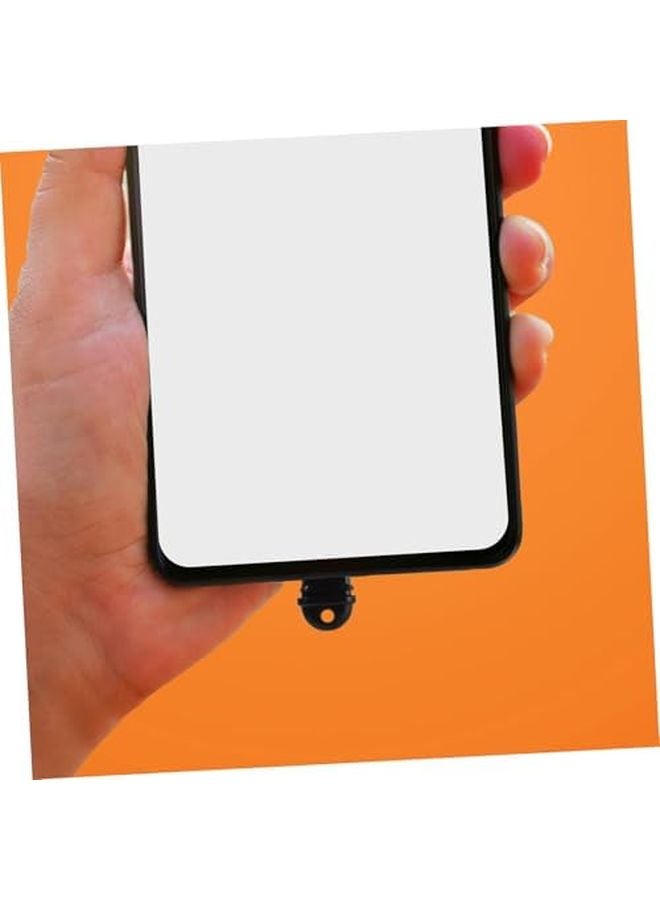 20 قطعة من واقيات منفذ الشحن Type C باللون الأسود، أغطية متينة ضد الغبار من البلاستيك لصيانة الهاتف - Image 5