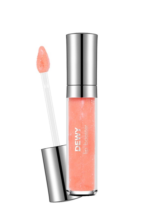 flormar Dewy Lip Booster – 006 Coral Kiss – Plumping Look Lip Gloss, Shiny Wet Finish, Moisturizing Feel, Non-Sticky Comfort 06 Coral Kiss - Image 1