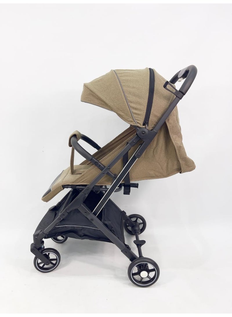 Burbay 2-in-1 Travel System Stroller with Car Seat | Lightweight Foldable Baby Stroller | Newborn to Toddler | Airplane Ready Compact Pram - Image 4