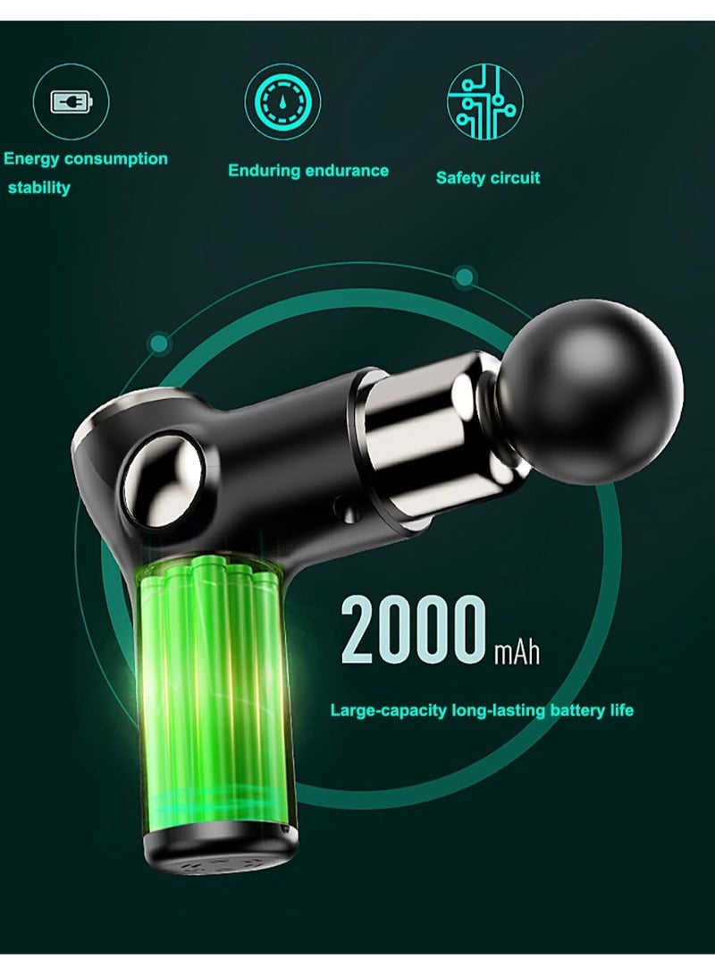 general Mini Fascia Gun  Massage USB Rechargeable Electronic Massager USB Rechargeable Cordless Handheld Massage Gun - Image 4