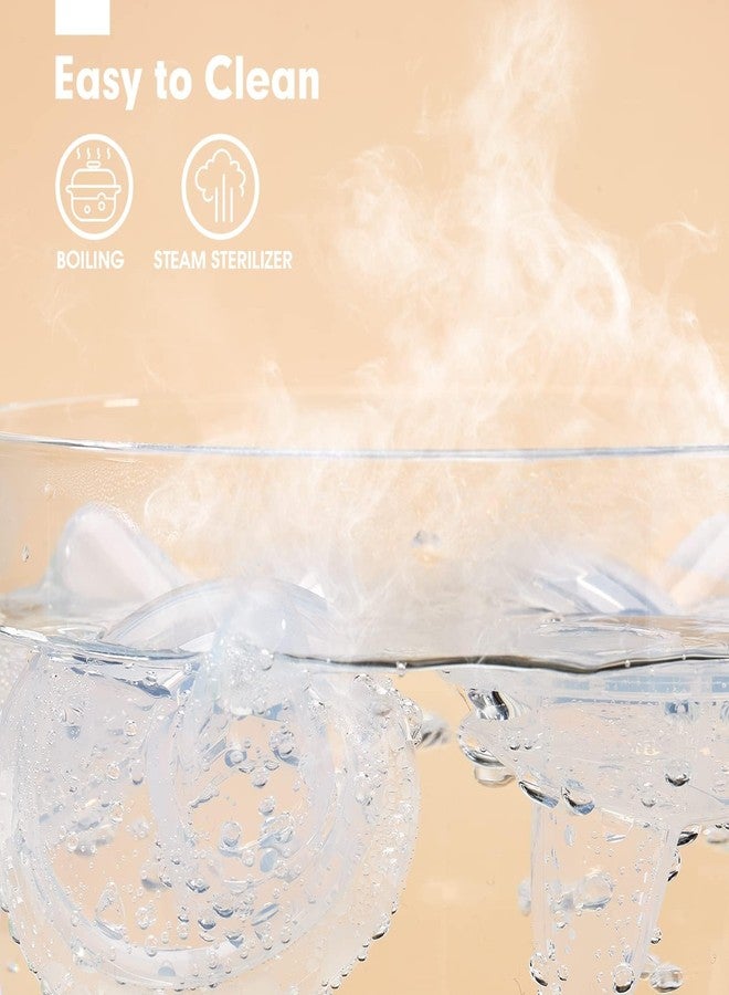 hahaland قطع غيار أكواب هاهالاند، فوهة سيليكون شفافة بديلة لأكواب النشاط والتعلم، فوهة سيليكون بديلة هاهالاند، 1 عبوة - Image 4