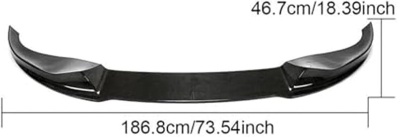 Wivplex Carbon Fiber Front Splitter for BMW X5 G05 - Image 2