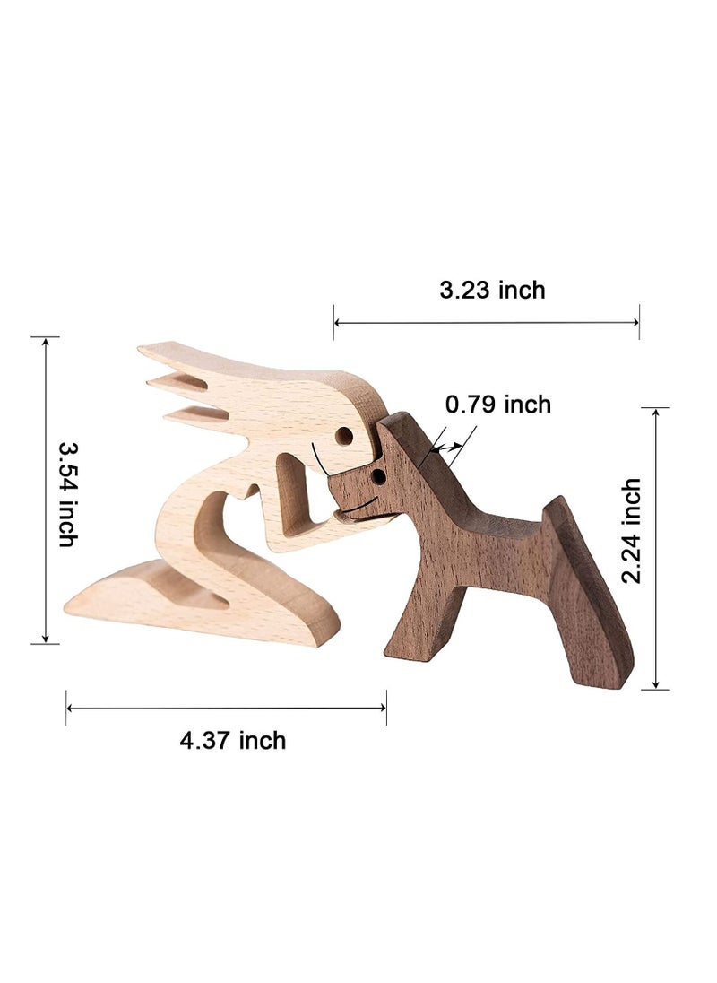 Small Living Room Decor Women and Dog Statue Wood Decorations for Home - pzsku/ZB700792A651F46063684Z/45/_/1684236597/2c8674ba-410e-43bf-a4cb-96f16348150d