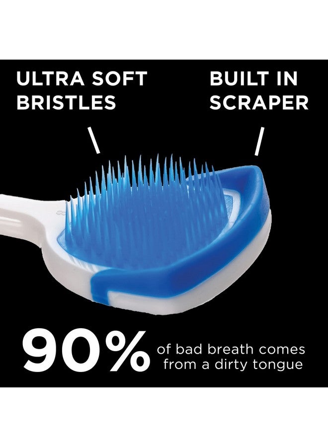 Orabrush Tongue Cleaner Helps Fight Bad Breath, 1 Count (Pack Of 2) - Image 2