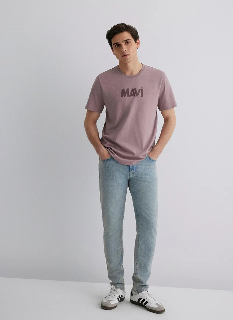 MAVI Printed Pink T-Shirt