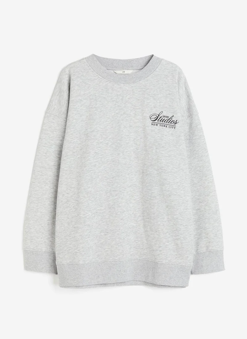 H&M Printed Sweatshirt